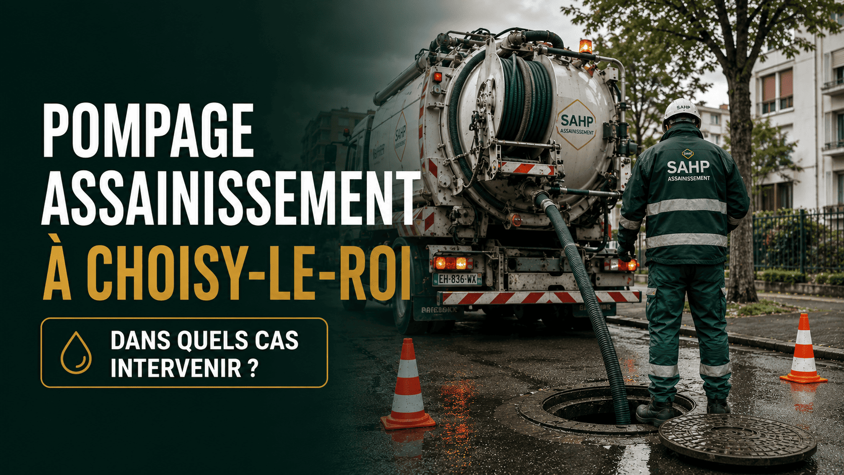 Pompage assainissement à Choisy-le-Roi : dans quels cas intervenir ?