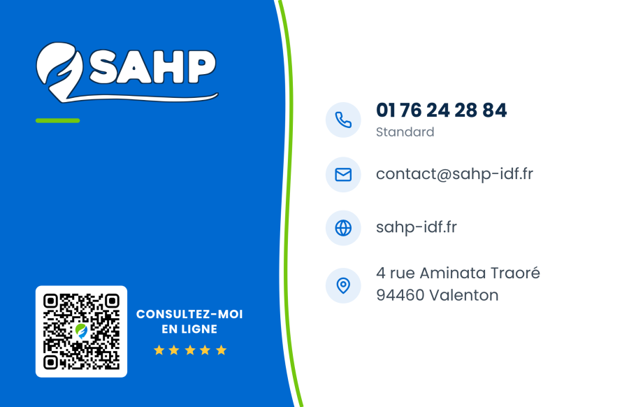 Aperçu : CARTE DE VISITE SAHP